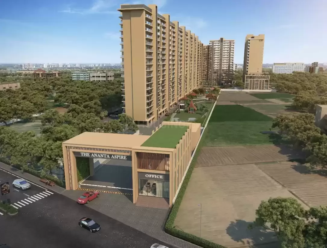 Luxury residential apartments for sale in Zirakpur at The Ananta Aspire.